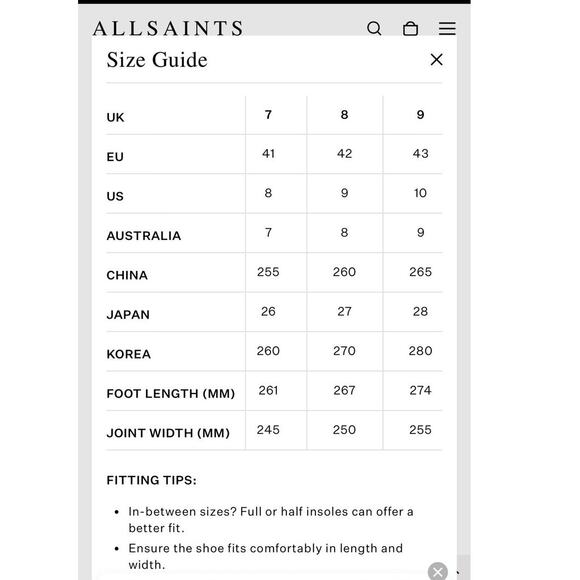 AllSaints Men's Sheer Low Top Suede Trainers Khaki Suede Size EU 42 - Picture 7 of 15